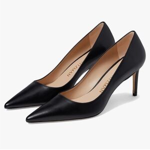 🖤Stuart Weitzman Leigh 75 Pointed Toe Pump, black, size 7